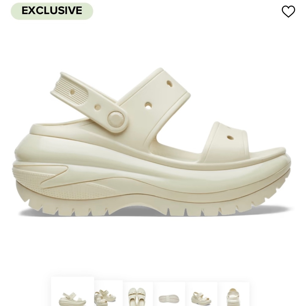BNWT Crocs Mega Crush Sandal